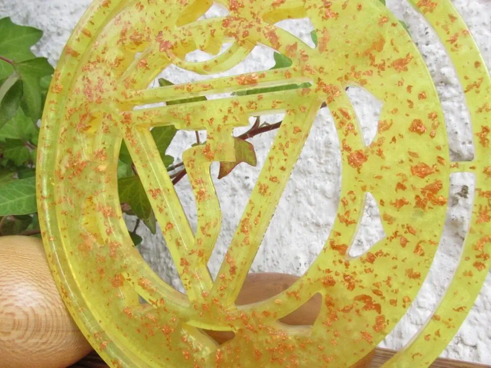 Orgonitový symbol "3. čakra - solar plexus"