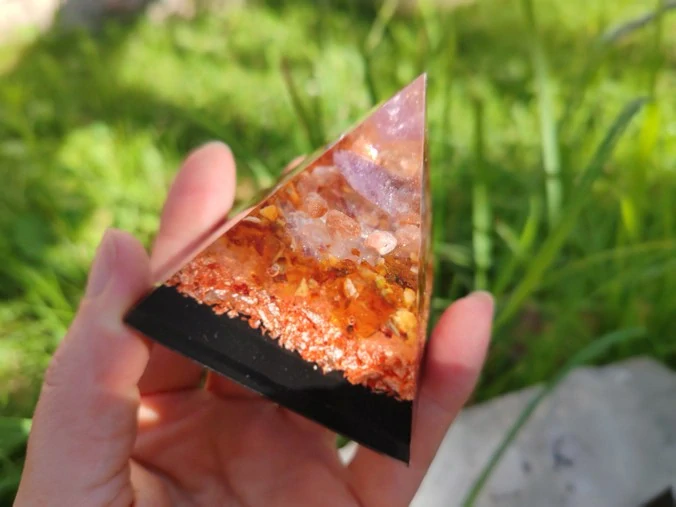 Orgonitová pyramida "Trpělivost a Klid v duši pro Berana"