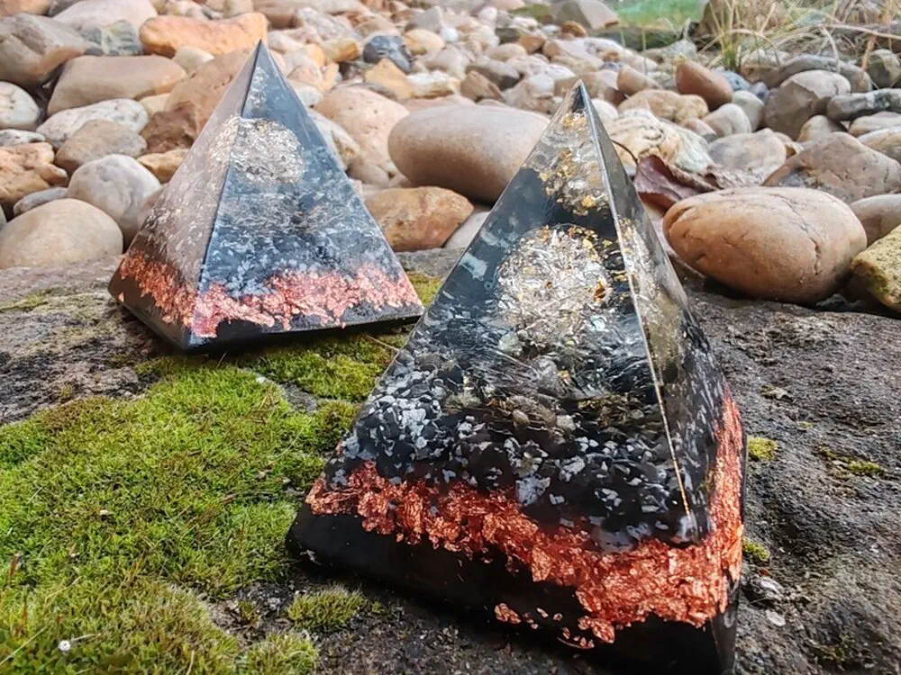 Orgonitová pyramida "Superochránce", extra ochranný orgonit