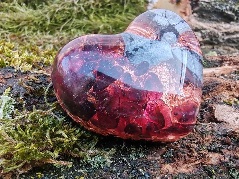 Orgonit - Ochránce před negativní energií - Hmatka, vločkový obsidián, granát, šungit