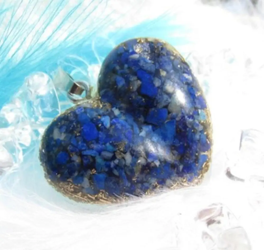 Orgonit přívěsek s pravým Lapis Lazuli