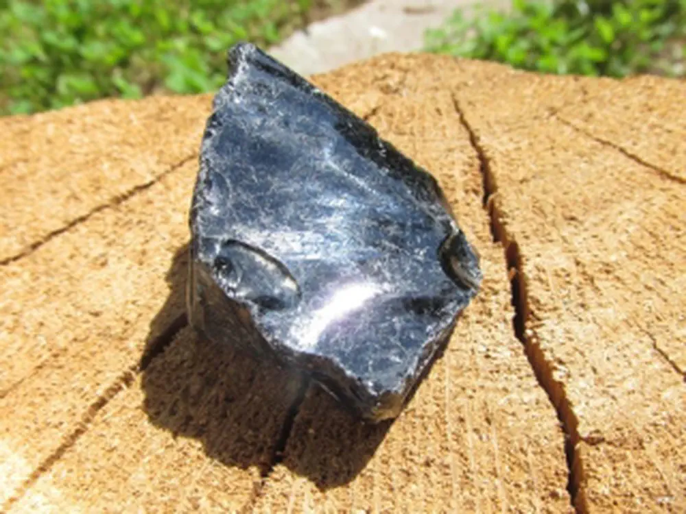 Surový Obsidián černý, 27gr