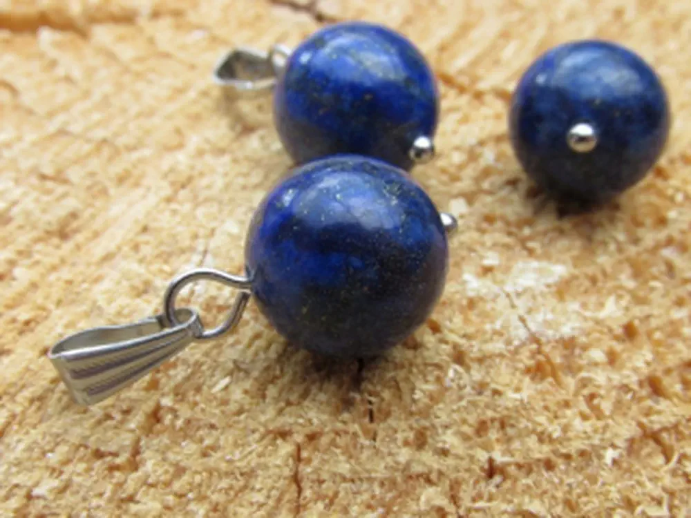 Lapis lazuli přívěsek  - kulička hladká, 12mm