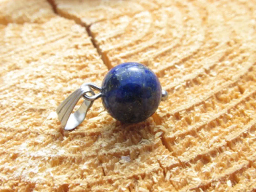 Lapis lazuli přívěsek - kulička hladká, 10mm