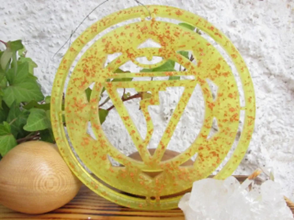Orgonitový symbol "3. čakra - solar plexus"