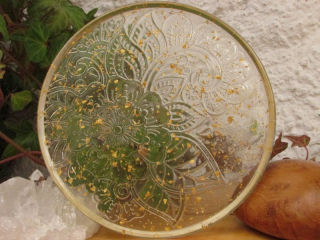 Orgonitová podložka  - pro čištení a nabíjení kamenů, pod svícen, pod hrneček