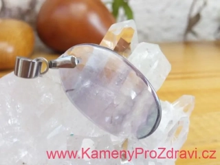 Duhový fluorit přívěsek - Mysl povzbudí a duši uklidní #1