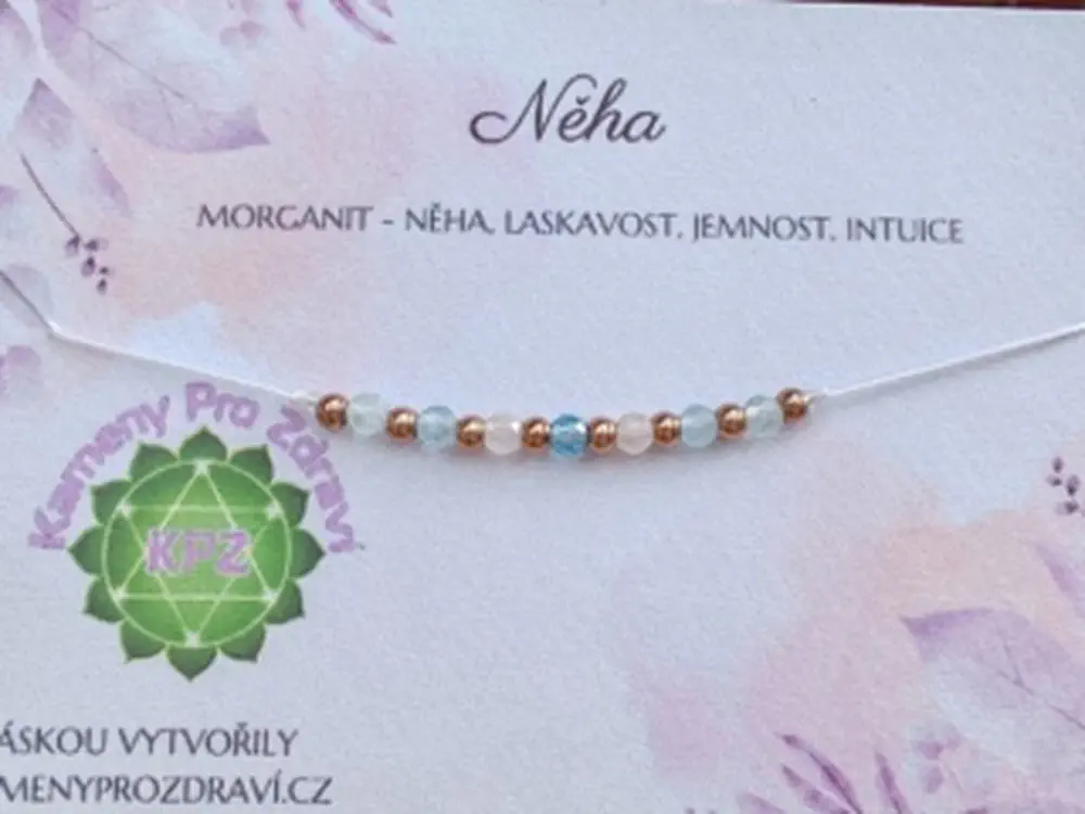 Náramek "Něha" - morganit
