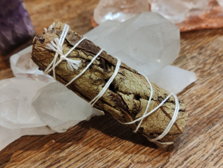 Černá šalvěj & Bílá šalvěj vykuřovací svazek, 10cm