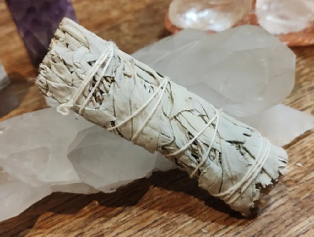 Bílá šalvěj, vykuřovací svazek, 10cm