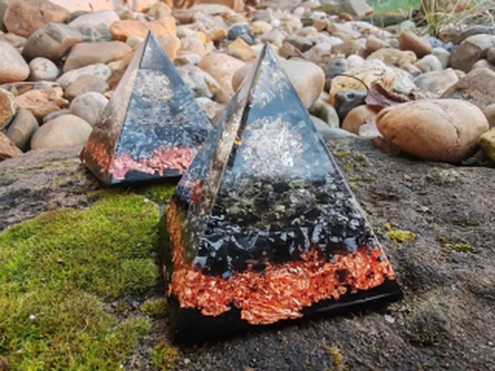 Orgonitová pyramida "Superochránce", extra ochranný orgonit