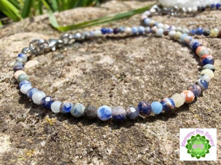 Dárek k nákupu nad 500,- "Maják intuice" - náramek sodalit broušené kuličky, 3,2mm