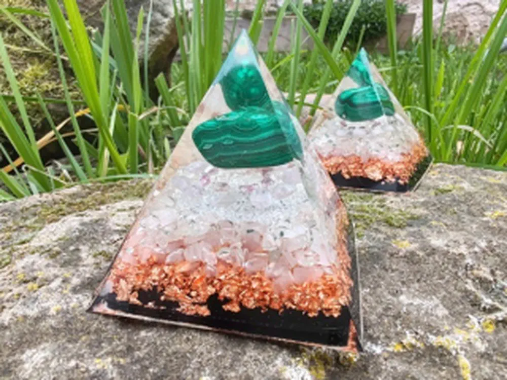 Orgonitová pyramida - Aktivace 4. čakry "Láska & Rovnováha & Léčení"