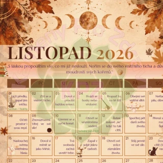 Digitální kalendář s online průvodcem (Listopad 2026): Cesta ke kořenům a vnitřnímu tichu